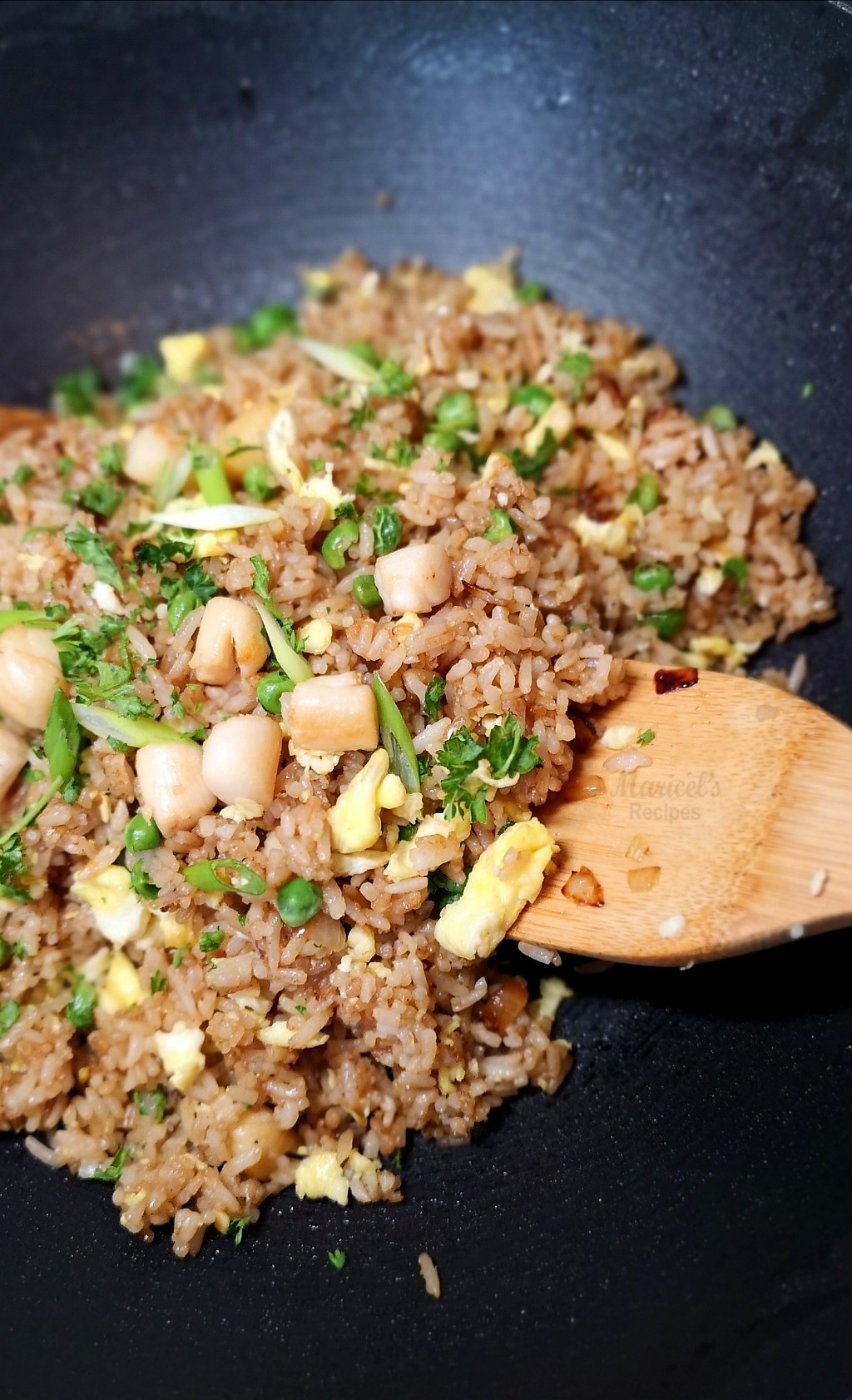 Scallop Fried Rice - Maricels Recipes Home Cooking