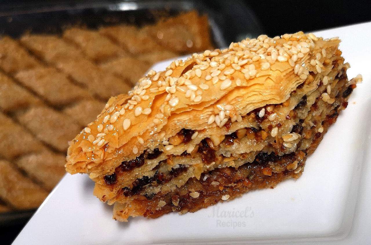 Baklava (Fruit and Nut) Maricels Recipes Home Cooking