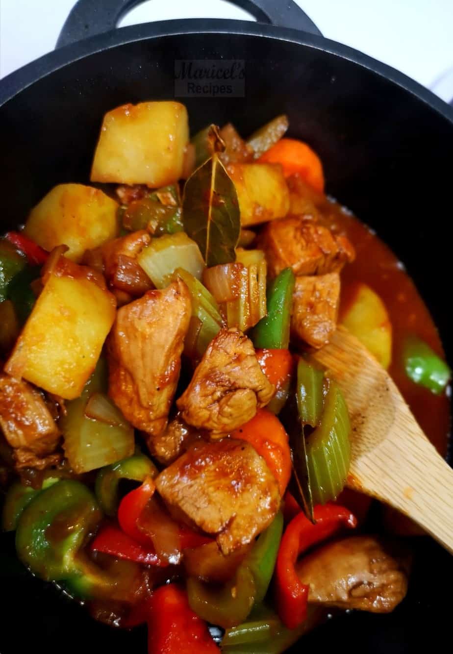 Filipino Chicken Stew-Afritada – Maricels Recipes