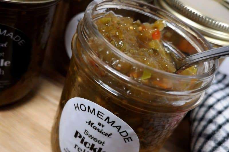 Homemade Sweet Pickle Relish Maricels Recipes Home Cooking