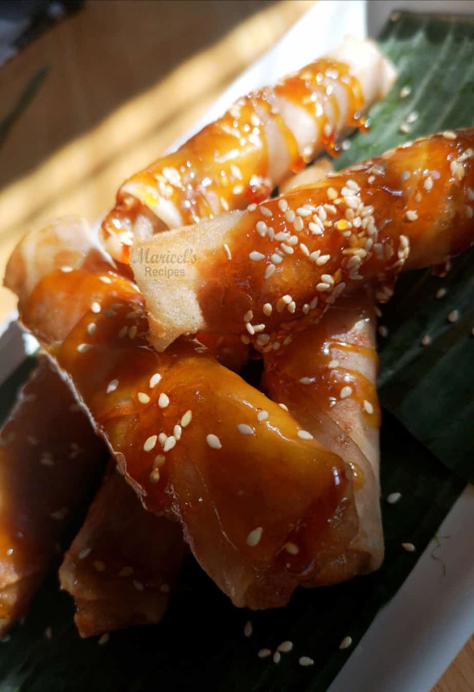 Turon Banana Lumpia Maricels Recipes Home Cooking