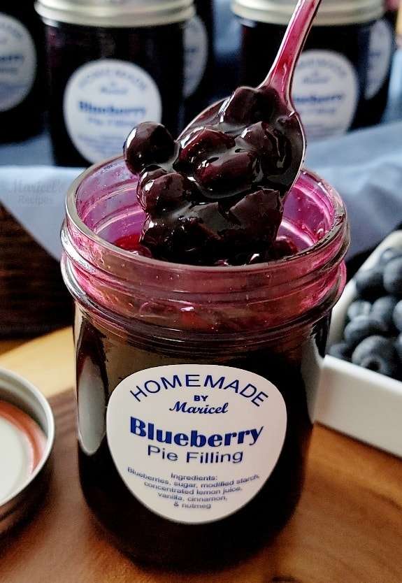 Canning Blueberry Pie Filling Maricels Recipes Home Cooking