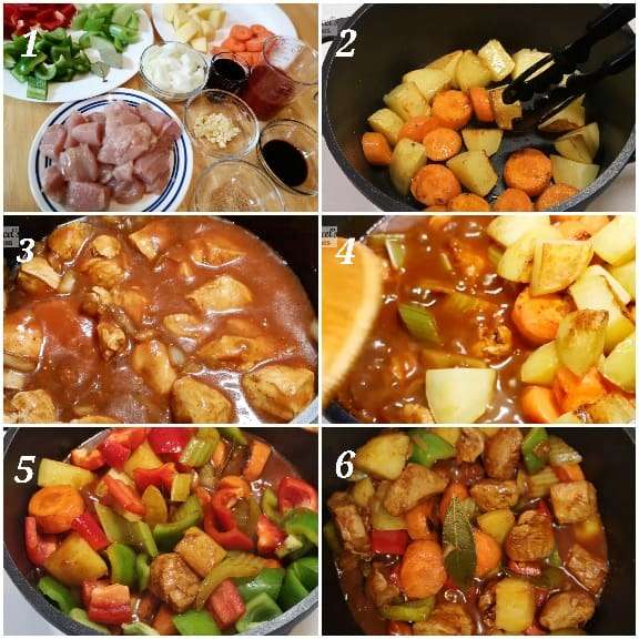 Filipino Chicken Stew-Afritada - Maricels Recipes Home Cooking