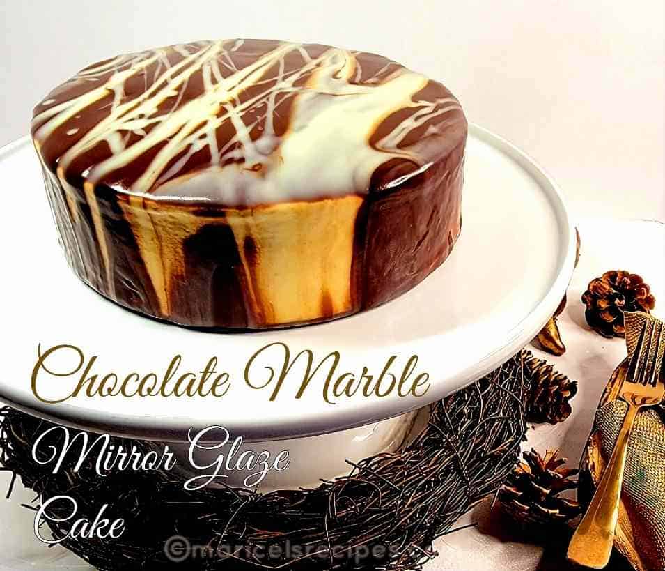 Chocolate Mousse Cake with Galaxy Mirror Glaze – Beloved Recipe Box